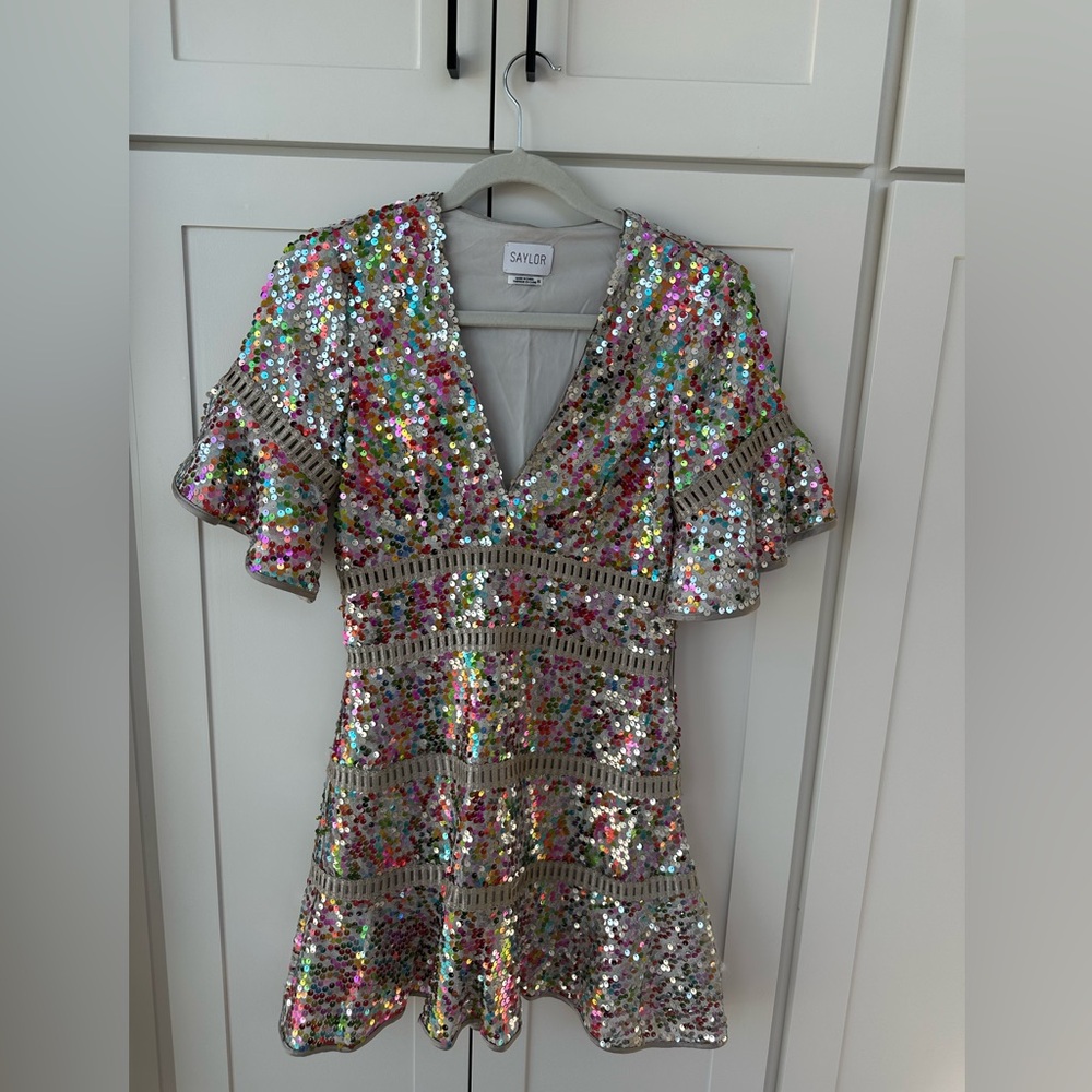 Sequin dress by Saylor
